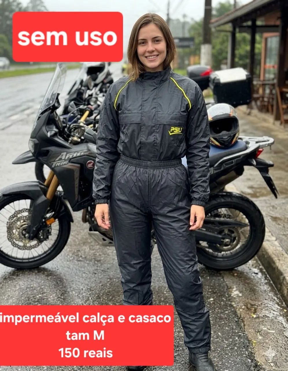 Conjunto impermeável para motocicleta  - Foto 3