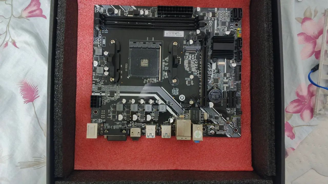  placa mãe A520M suporta dual channel - Foto 3