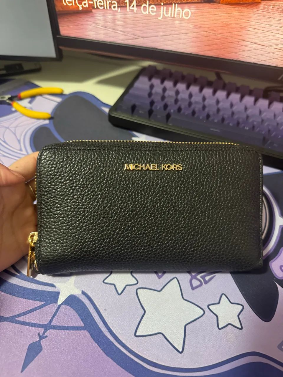 Carteira Michael Kors Couro Nova