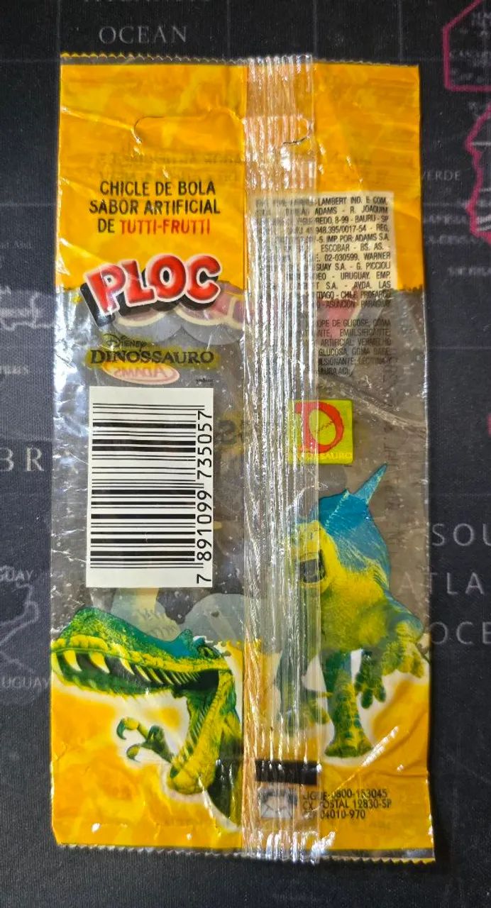 Embalagem Ploc Disney Dinossauros (2000) grande p/ 10 chicles - Foto 2