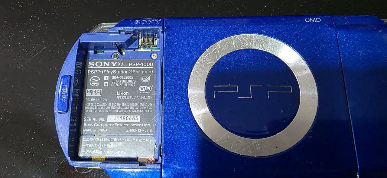 PSP Fat Azul - Original - Sem bateria - Foto 3