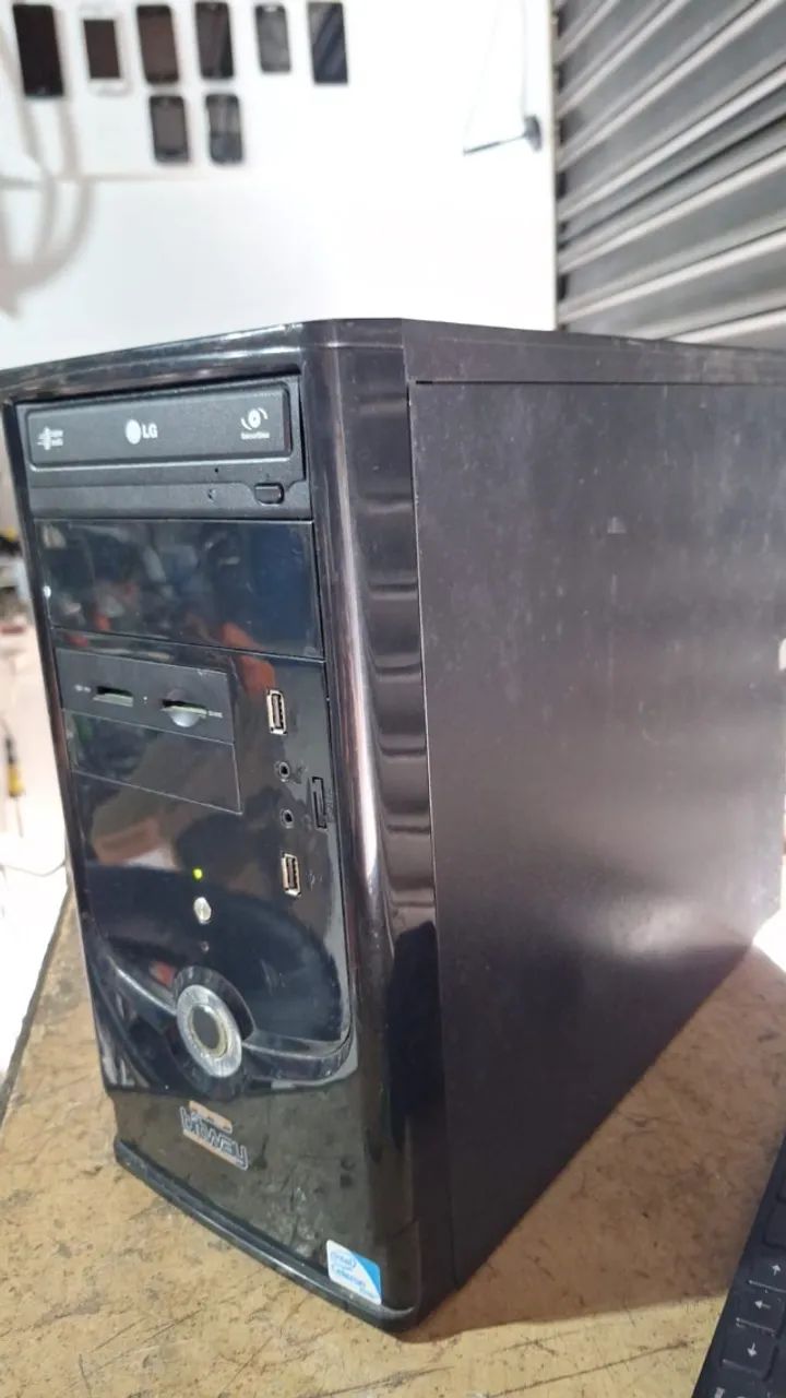 Celeron E3200 dual core HD320 GB 2GB Memória, Windows 10, monitor 19 polegadas, somos loja - Foto 2