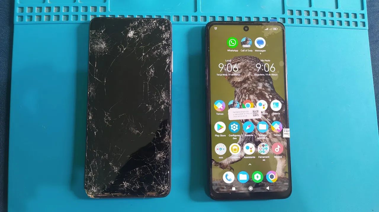 Troca de tela Celular Xiaomi em domicílio 