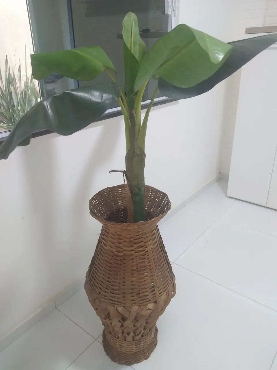 Planta Bananeira Artificial com jarro - Foto 3