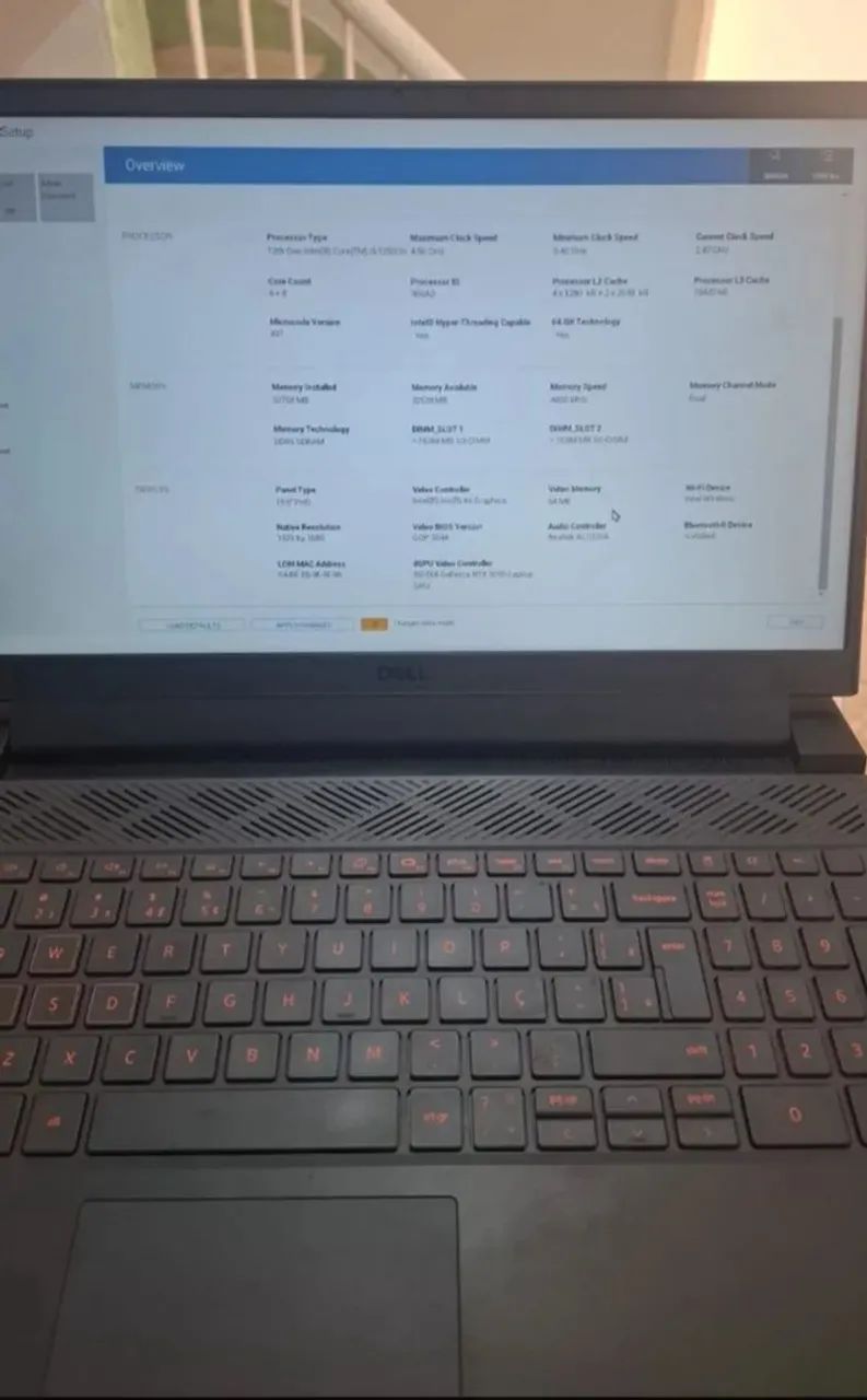 DELL G15 i5 12ª + 32GB + SSD 1TB - FUNCIONANDO - RTX DESATIVADA - Foto 3