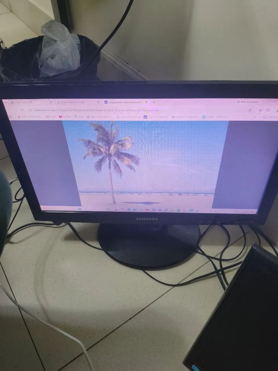 Monitor Samsung 20" LCD perfeito estado - Foto 4