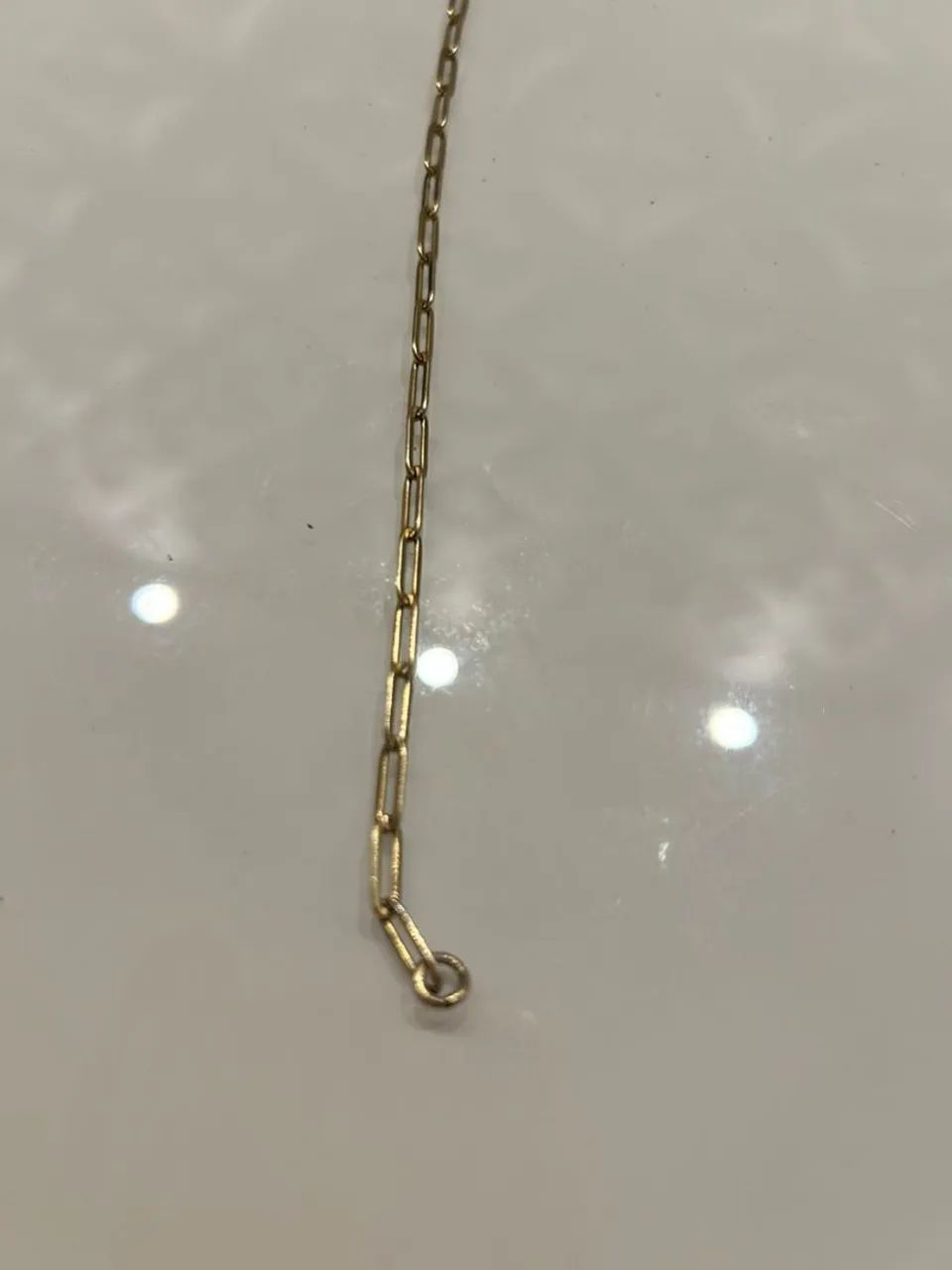 Pulseira de Aço cirúrgico banhado a ouro  - Foto 3
