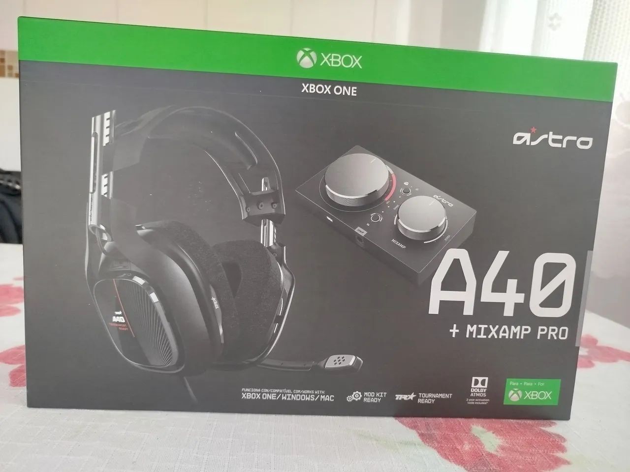 Headset Gamer Astro A40 + Mixamp Pro Tr, Preto - Fones de Ouvido