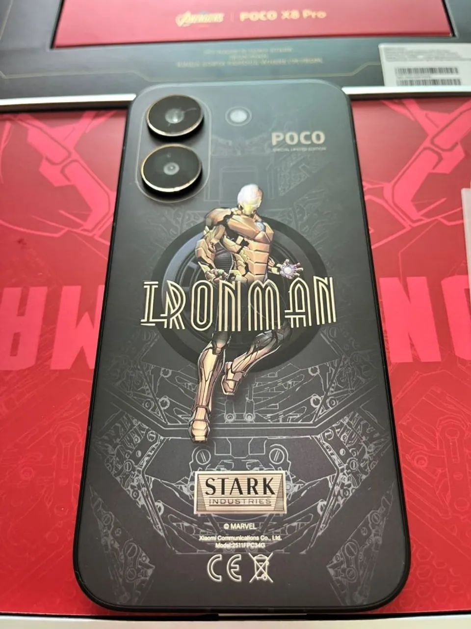 Poco x8 pro versão homem de ferro  - Foto 3