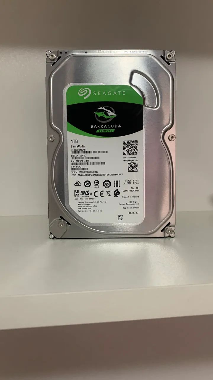 HD 1TB Seagate Barracuda ST1000DM010