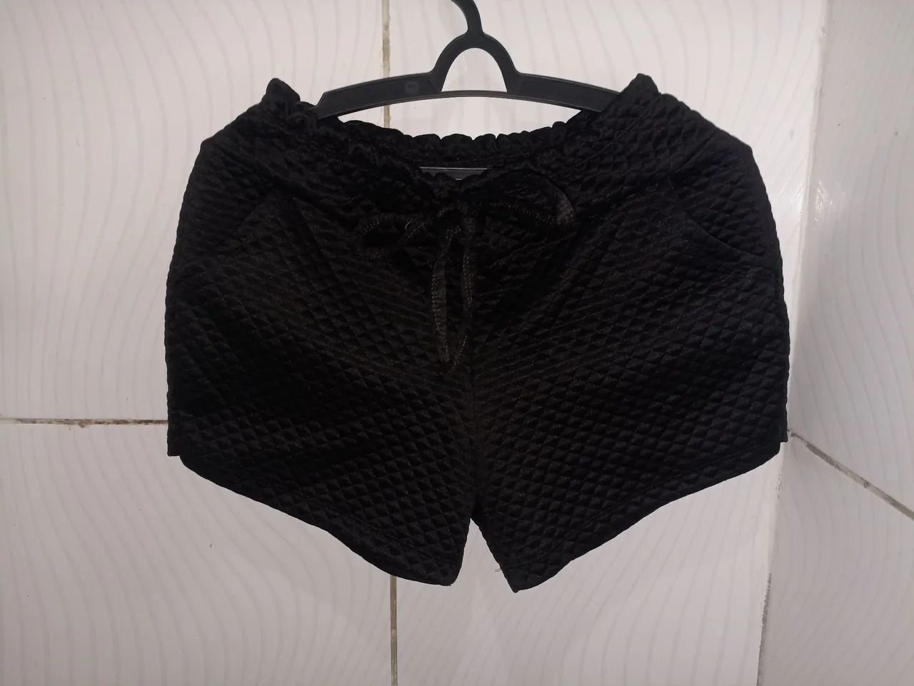 Short de Malha Canelada Feminino G