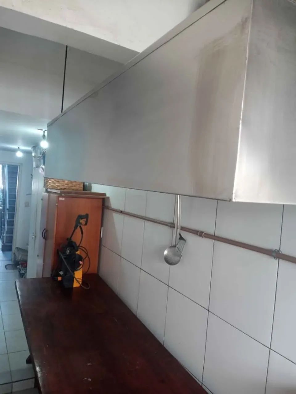 Coifa com Exaustor Inox completa + Dutos  para Cozinha Profissional
