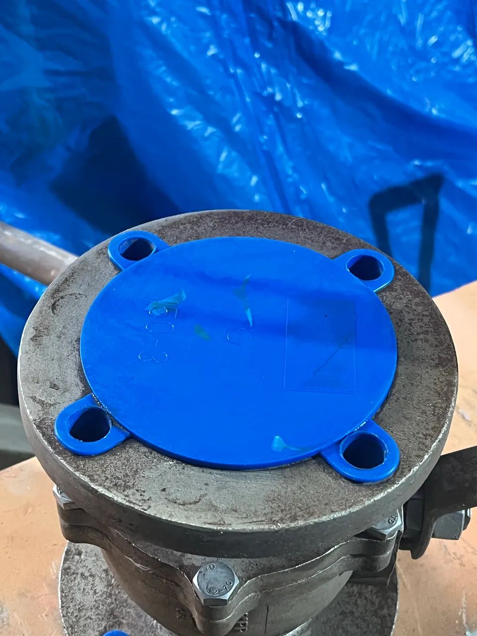 Válvula Esfera Bipartida Flangeada Wcb 150 Lbs 3 Polegadas Aço Inoxidável  - Foto 3
