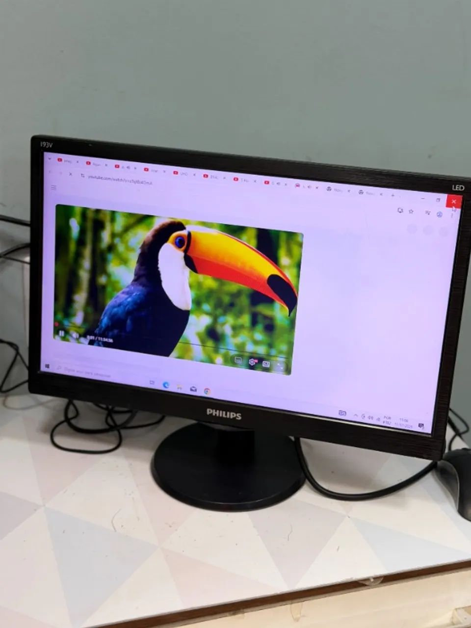 Monitor LED 19 Polegadas Philips 193V5 HDMI e VGA - Imagem Impecável   - Foto 5