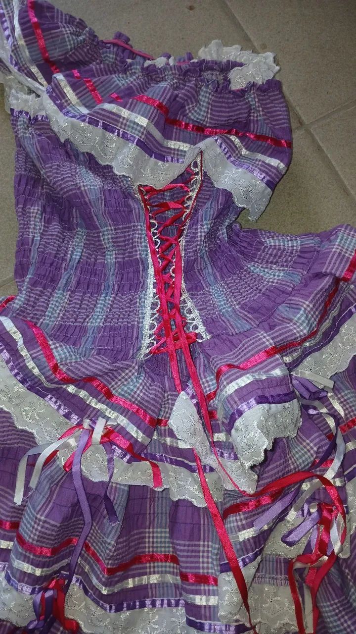 Vestido junino (Tamanho G/GG) - Foto 5
