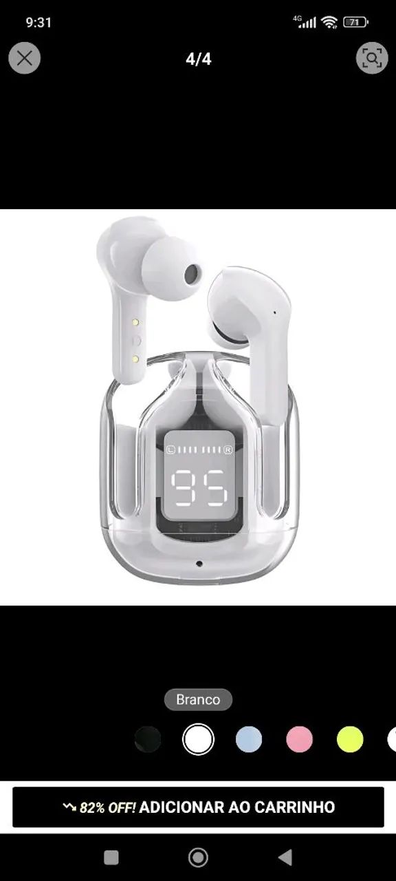 Fone de ouvido via bluetooth  - Foto 2