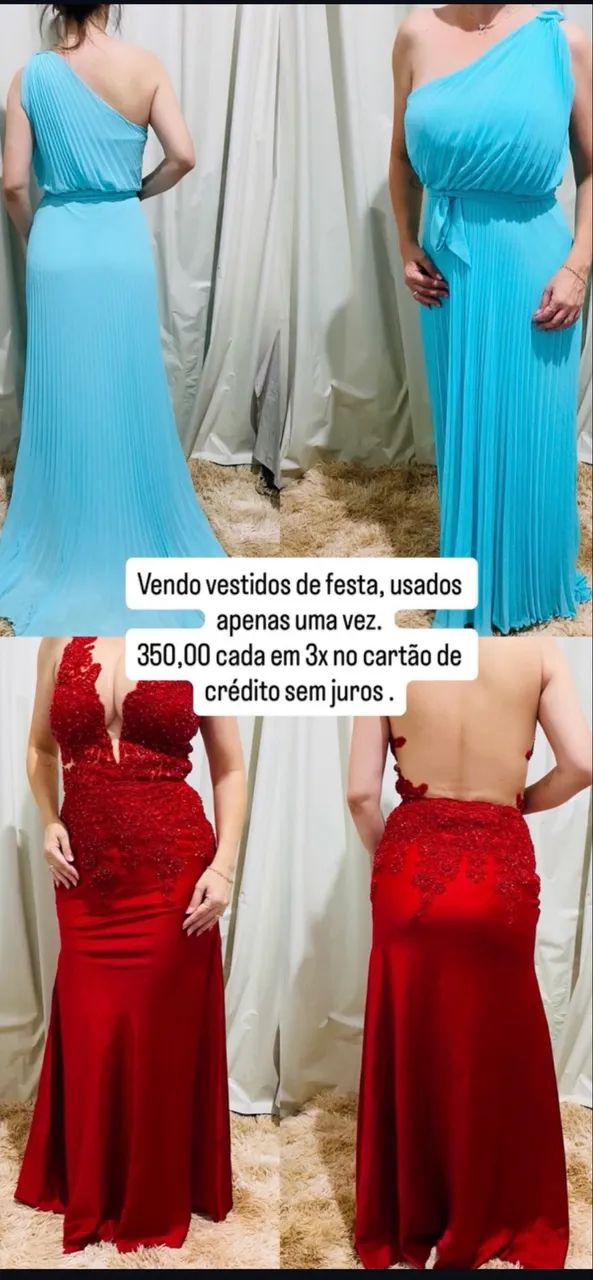 Vendo VESTIDOS DE FESTA 350,00 CADA