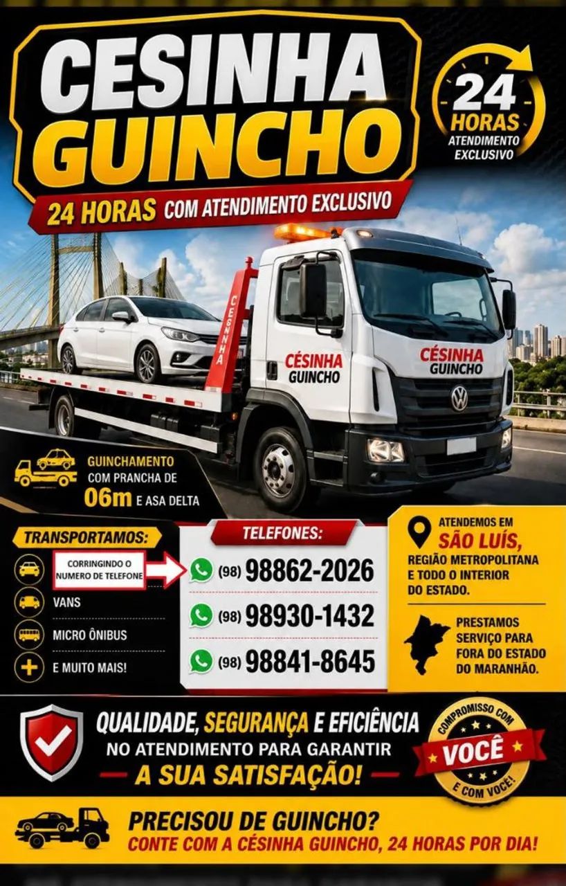 GUINCHO 24 HORAS 