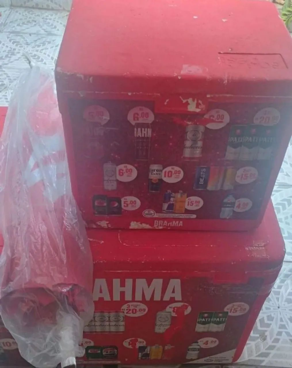 Vendo kit de ambulante completo para carnaval usado - Foto 2