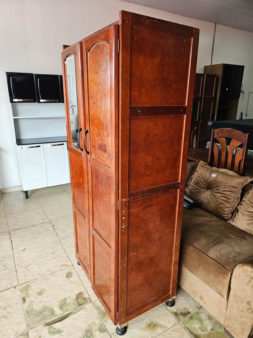 Guarda roupa usado de pinho  - Foto 3