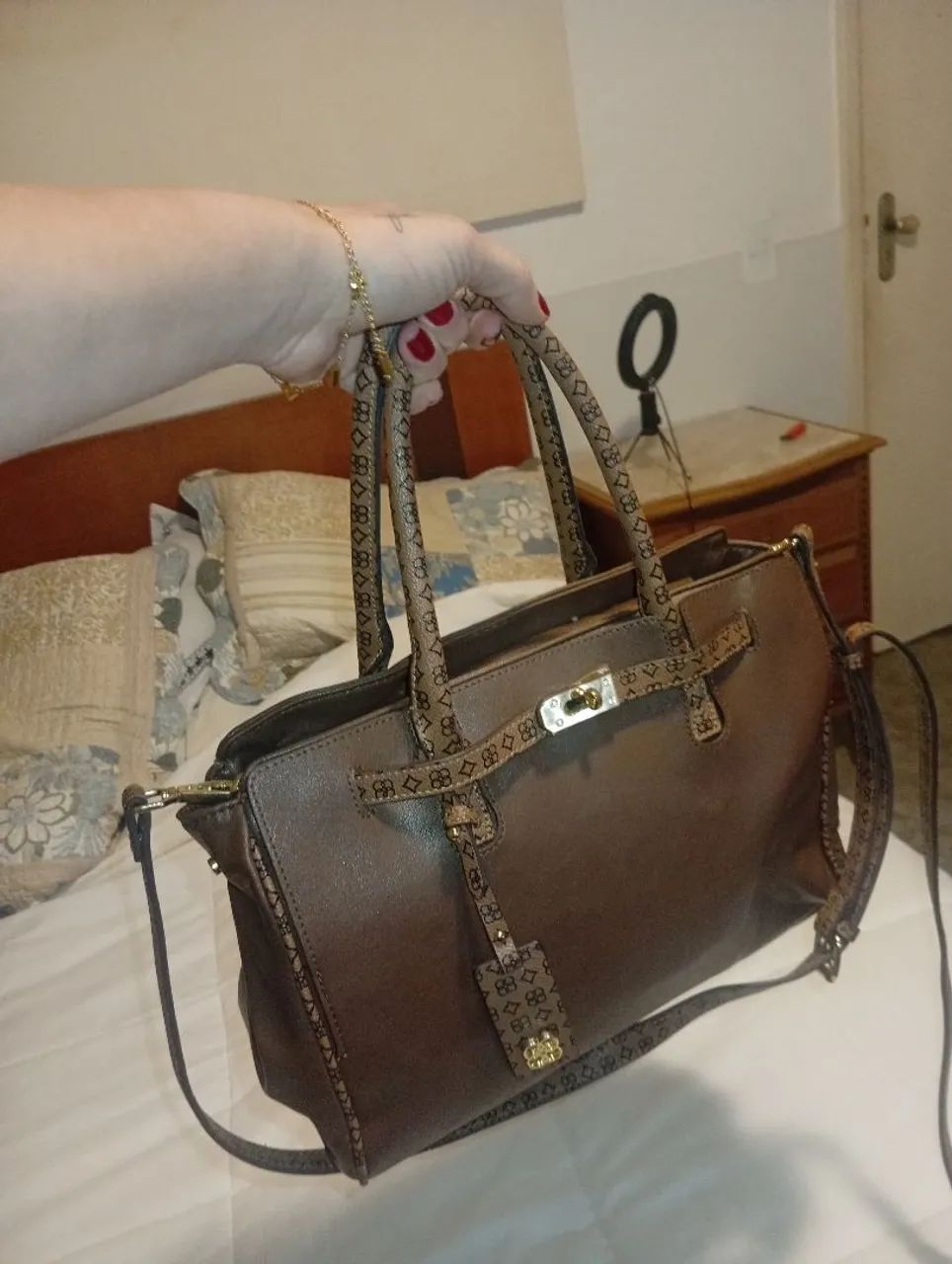 Bolsa Couro Luz da Lua