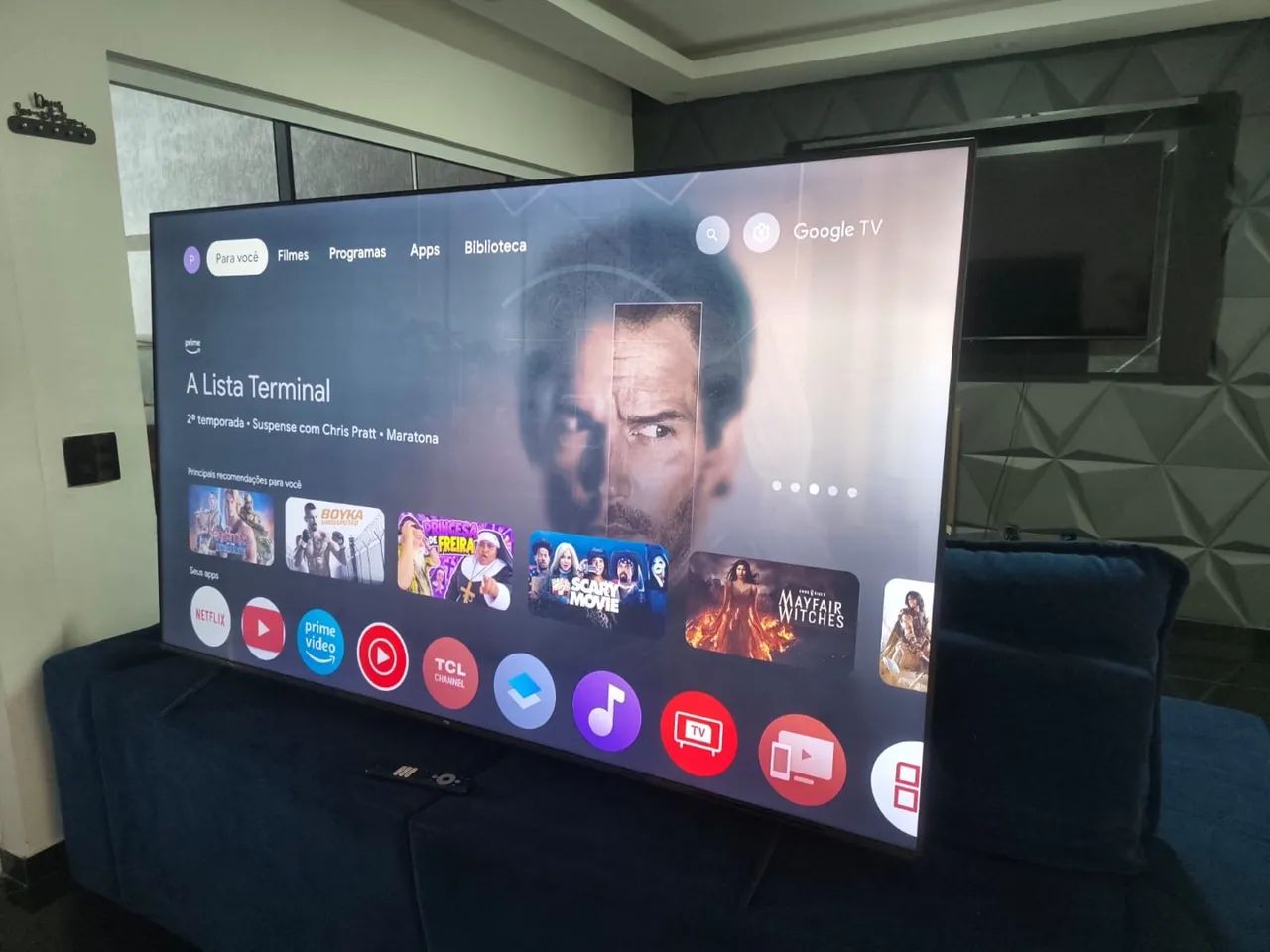 Tv smart 75 polegadas 4K c/ comando de voz - Foto 2