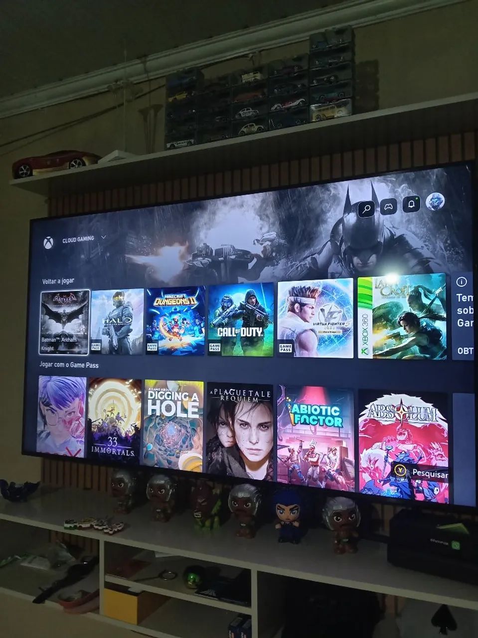 TV samsung CU7700 50" + controle Xbox  - Foto 3