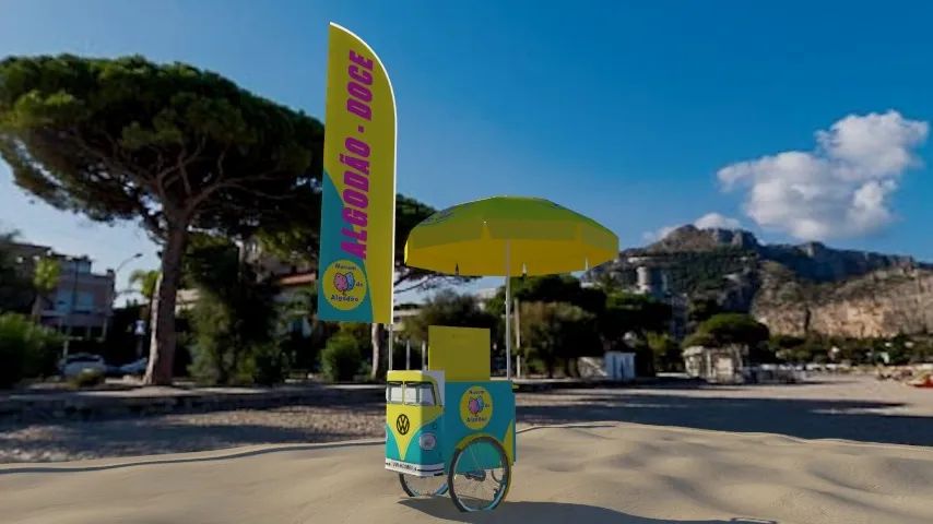 Carrinho para sorvete/Açaí 