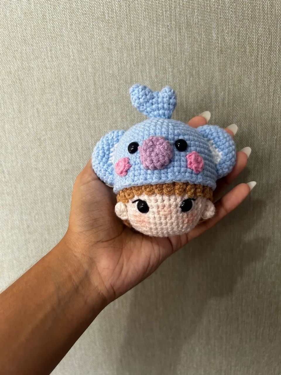 Chaveiro RM BTS amigurumi - Foto 2