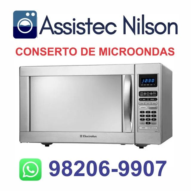 Conserto de micro-ondas e máquina de lavar roupas