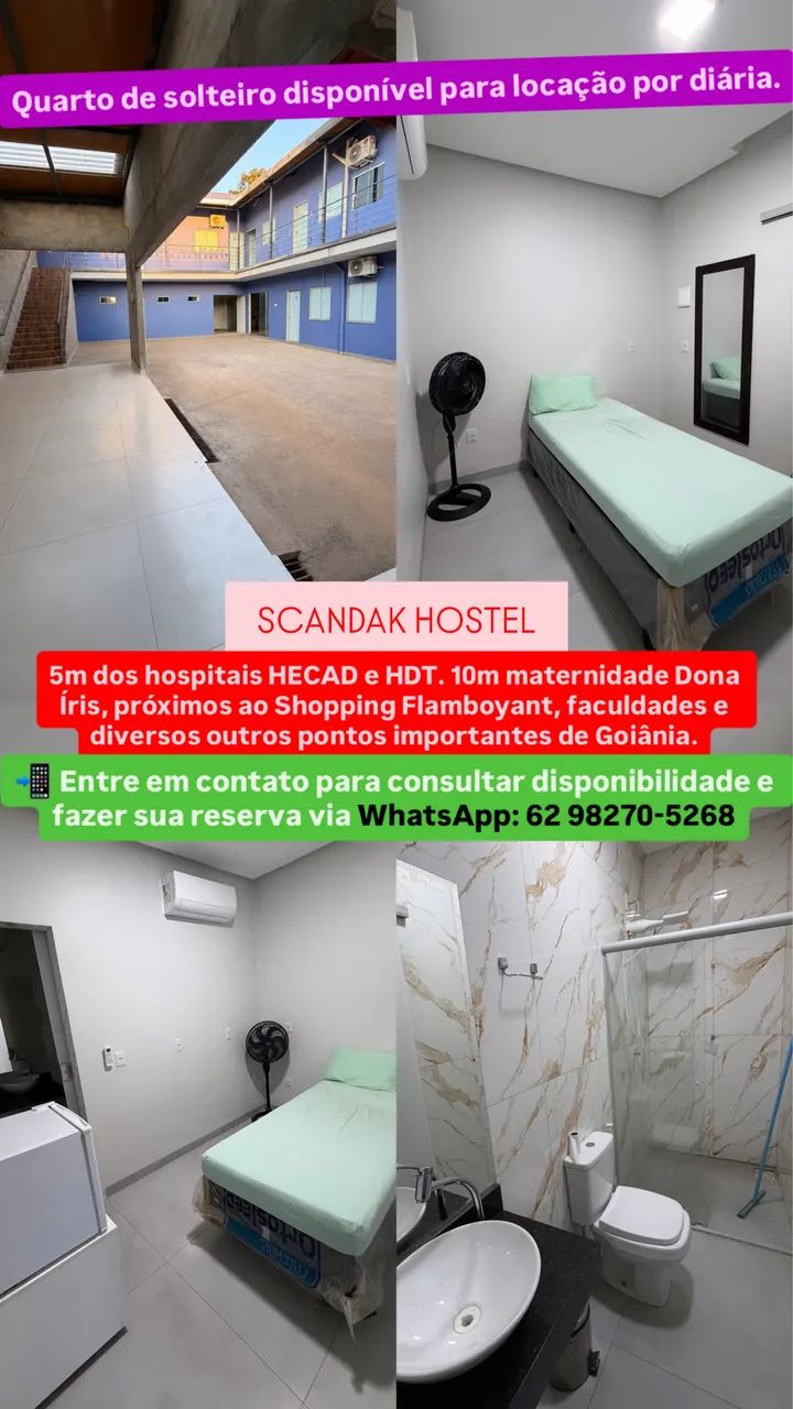 SCANDAK HOSTEL ? CONFORTO, PRATICIDADE E EXCELENTE LOCALIZAÇÃO!