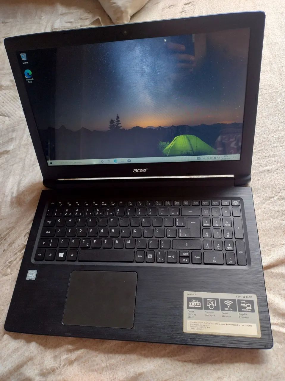 Notebook Acer i5 7 Ger SSD tudo funcionando 