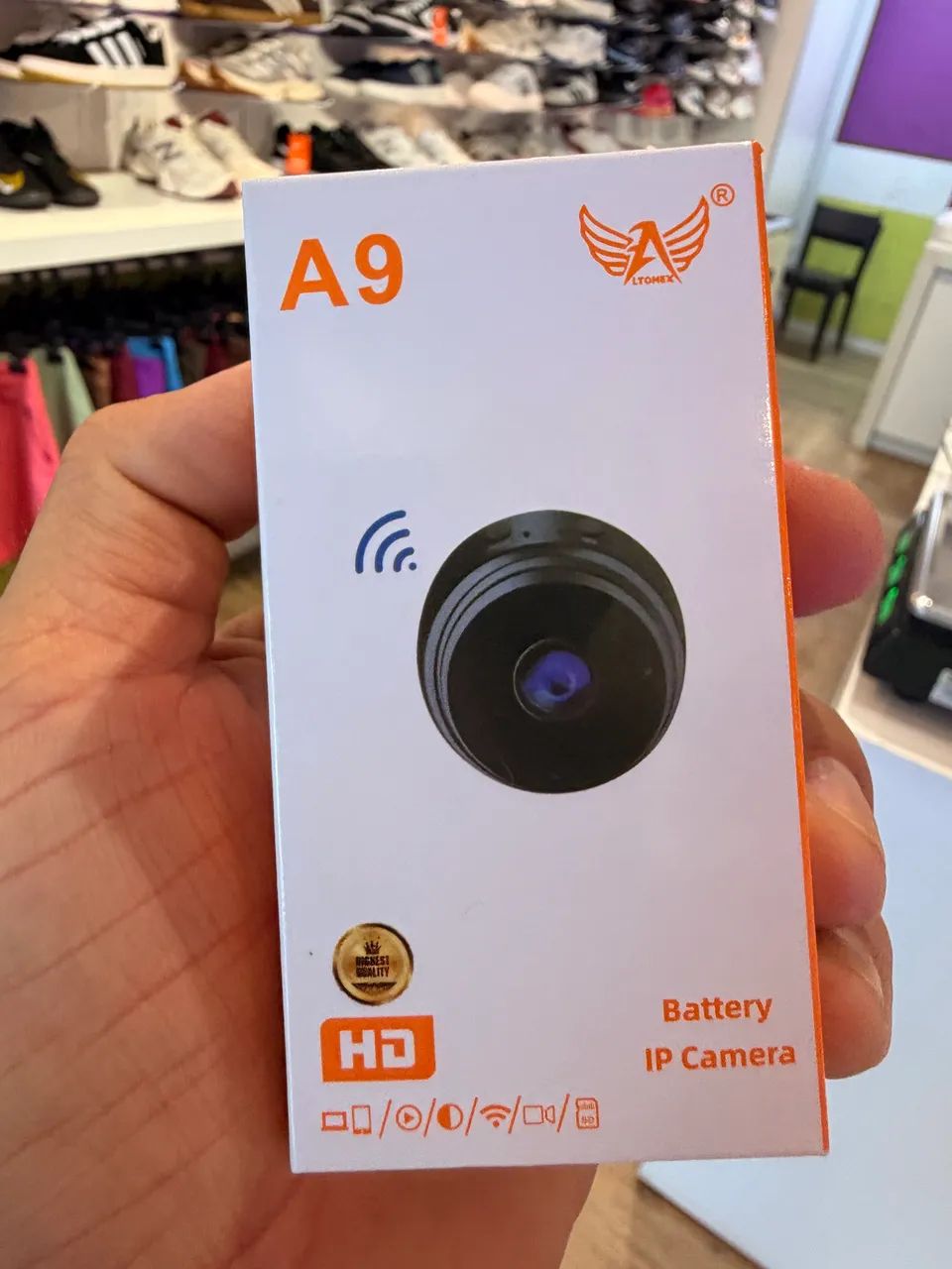 Mini câmera espiã Wi-Fi 