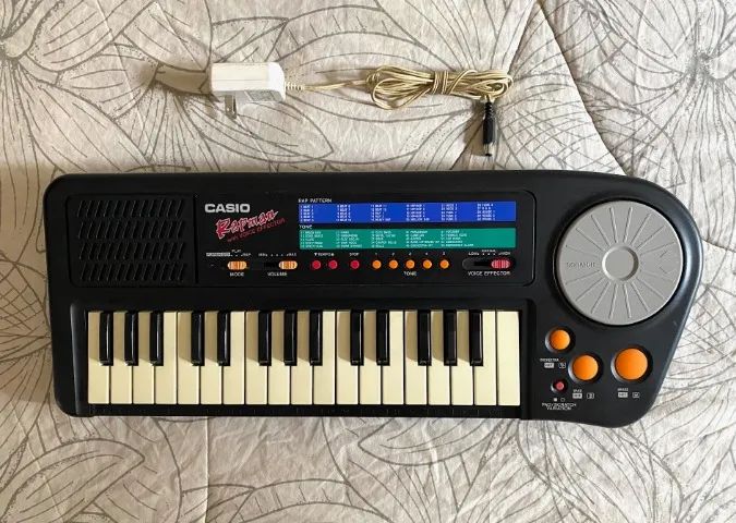 Teclado Casio Rapman Dj Vintage Antigo 32 Teclas C Fonte 110