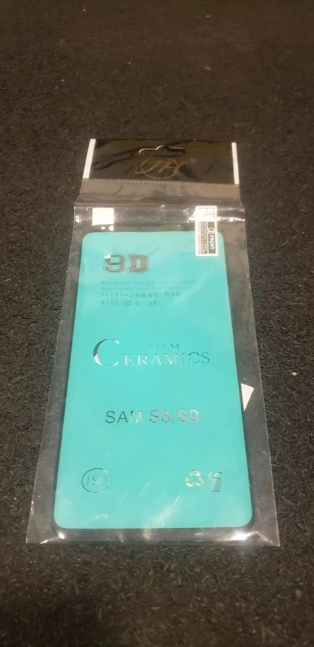 Película Cerâmica 9D Samsung Galaxy S8 / S9 - Nova e Lacrada