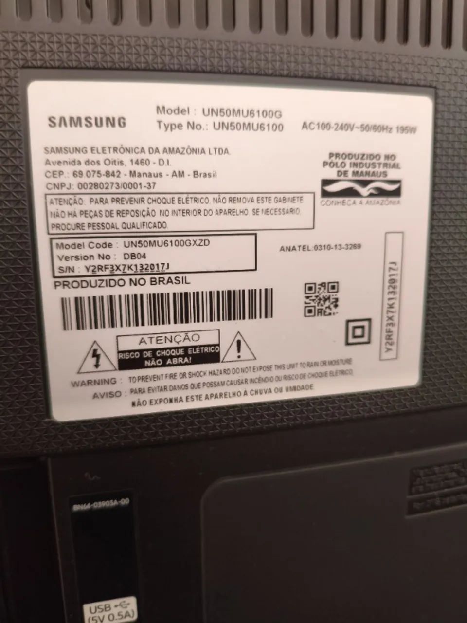 TV Samsung 50' com defeito no led - Foto 2