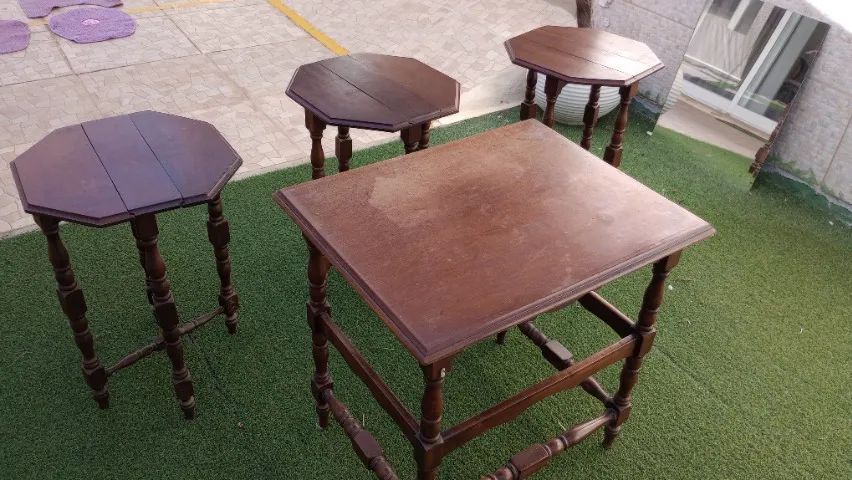 conjunto de mesas dobráveis - Foto 2