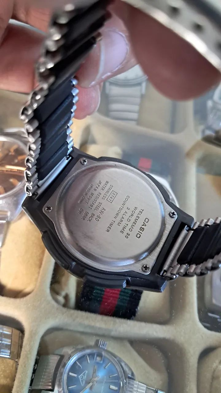 Casio AW-80 Telememo 30 Anadigi - wolrd time - Foto 4