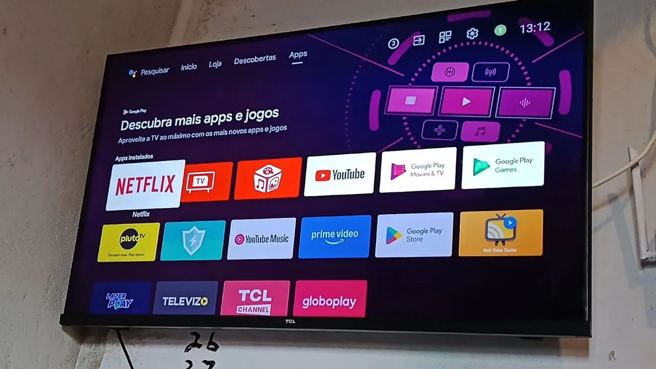 SMART TV TCL 43 polegadas- perfeito estado 