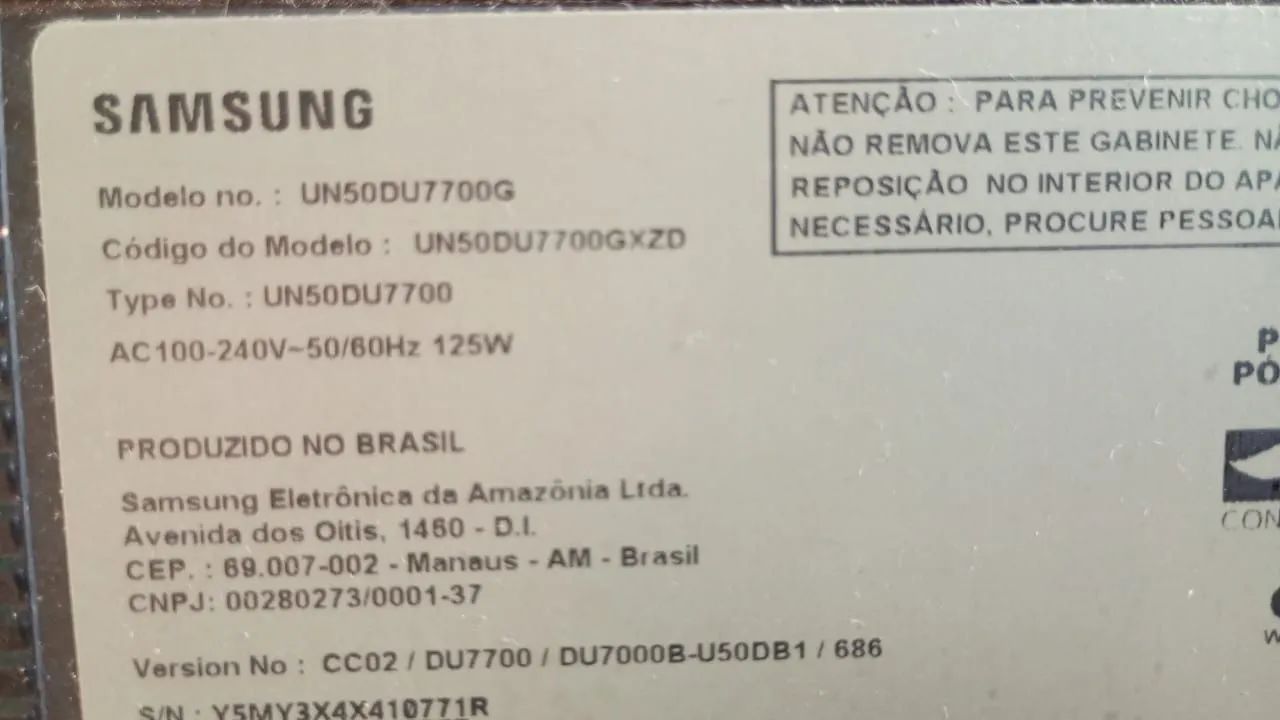 TV.  Samsung.  50.  Polegadas.  Sem.  Controle.  Leia - Foto 5
