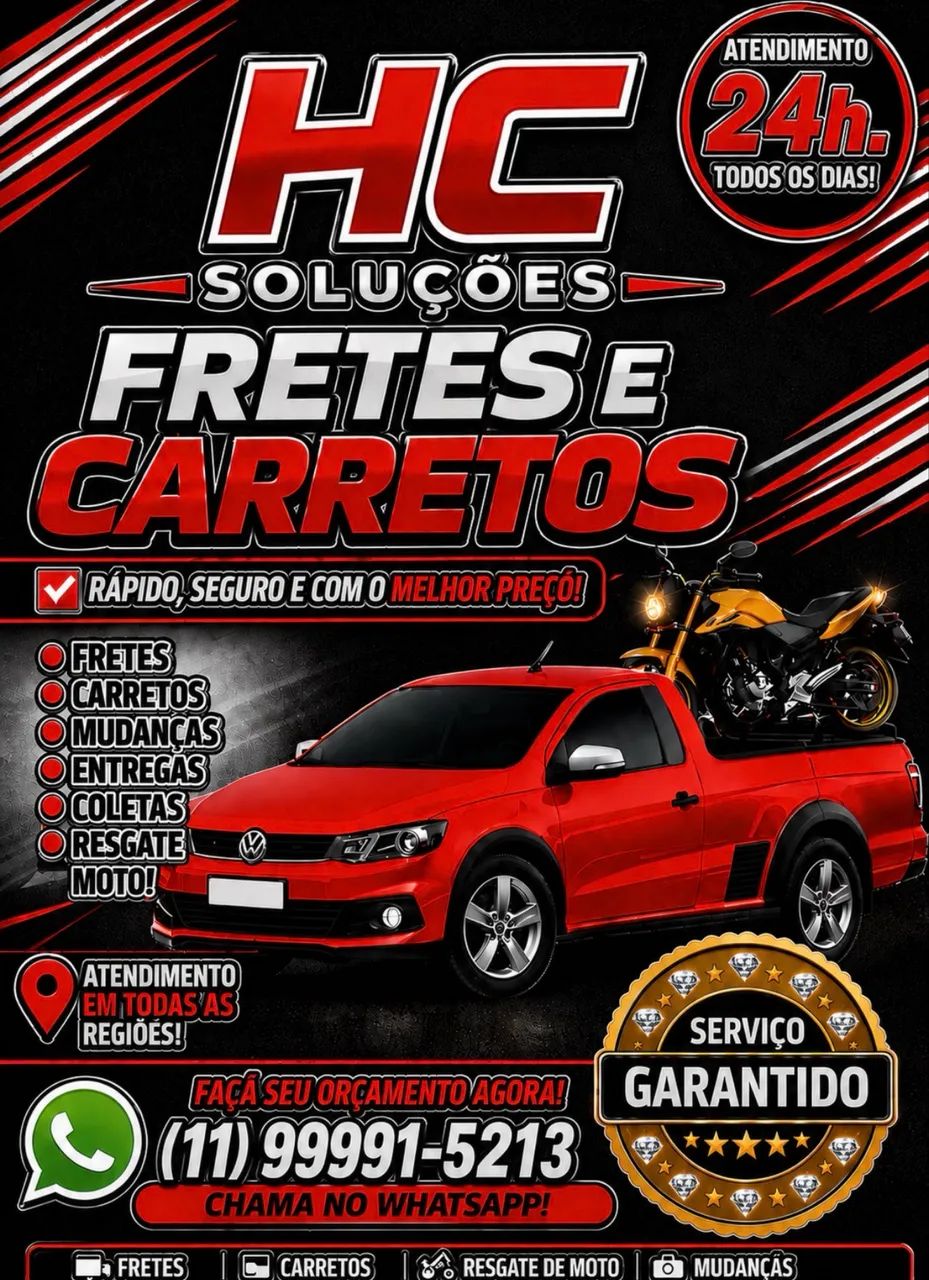 Frete e pequenos carretos 