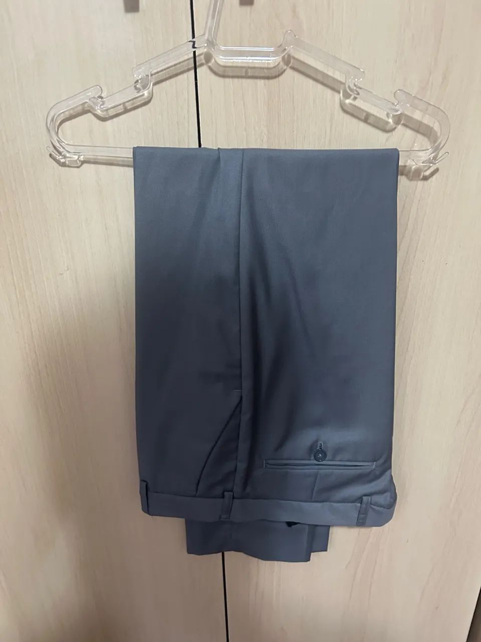 Palitó e calça social cinza tamanho G - Foto 2