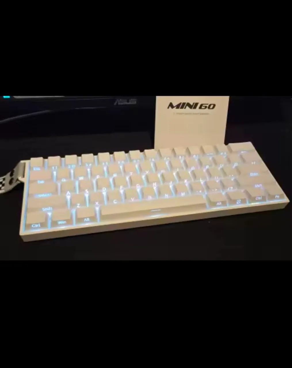 Teclado Magnético sem fio AULA mini 60HE PRO - Foto 3