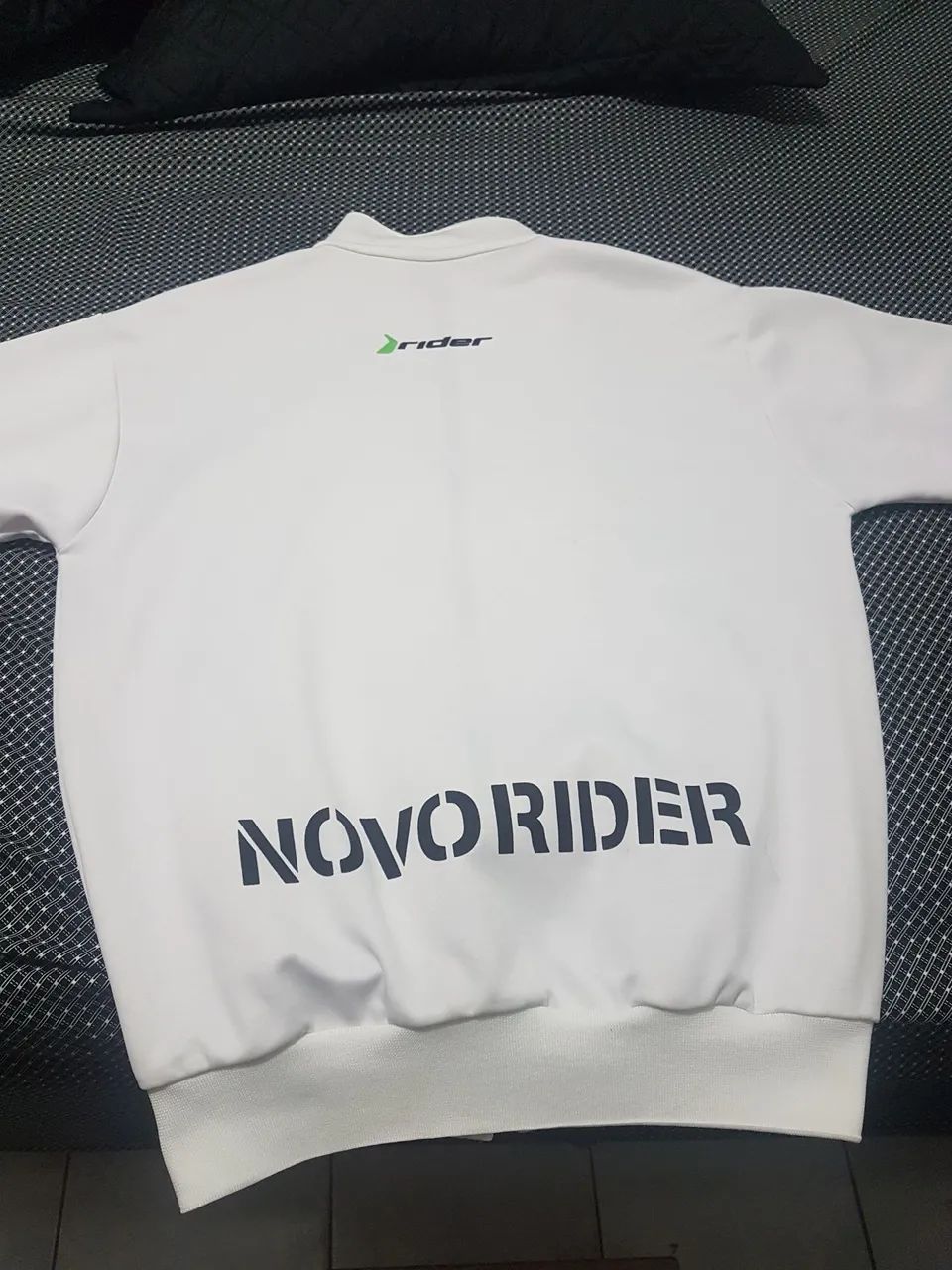 Blusão Rider tam G c/ ziper - Foto 4