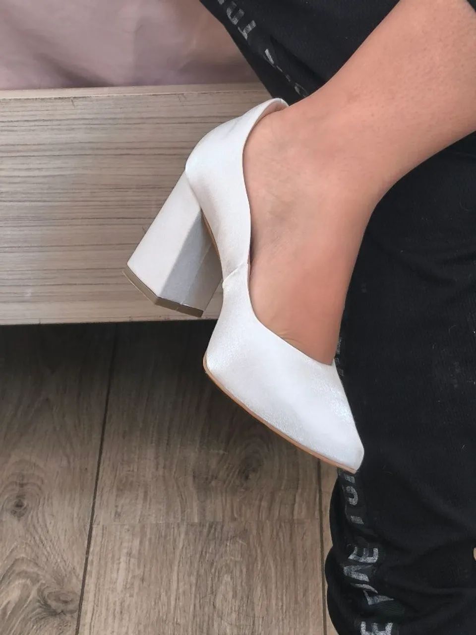 Scarpin Branco Durval - noiva  - Foto 5
