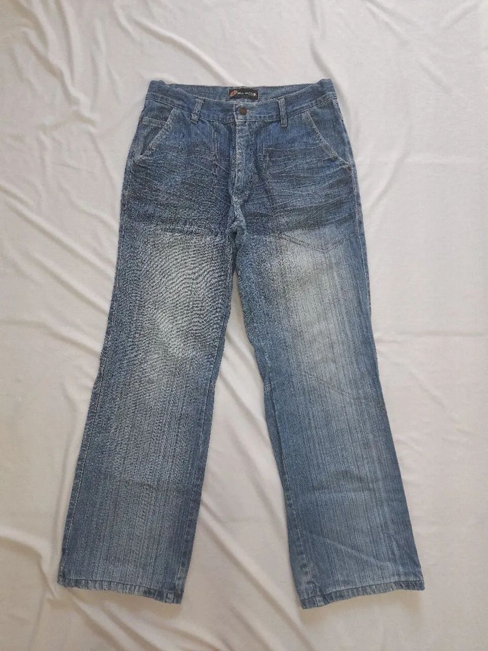 Calça jeans cintura alta