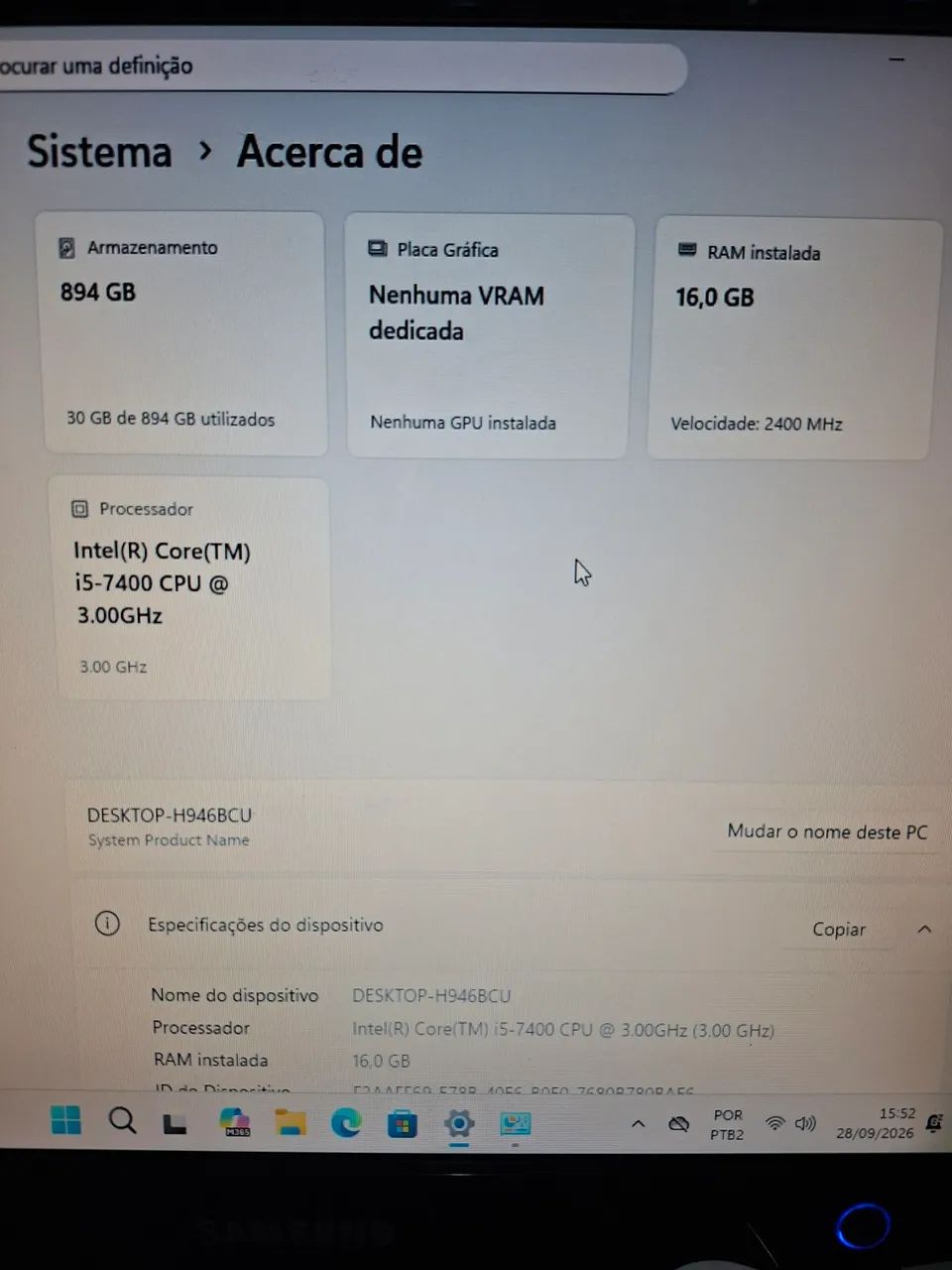PLACA  ASUS+VIDEO+FONTE+MEMÓRIA  - Foto 2
