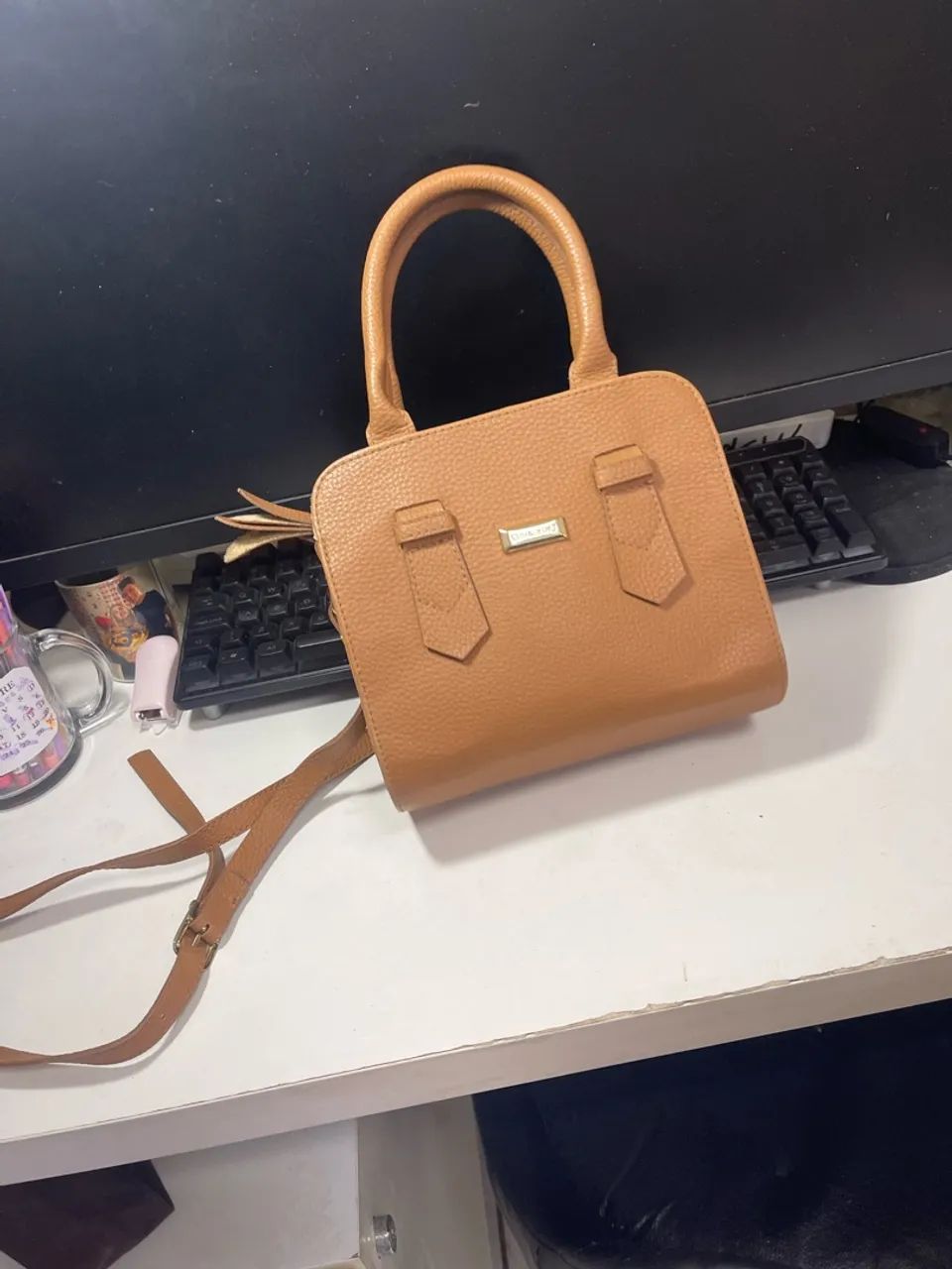 Bolsa couro fino - Foto 2