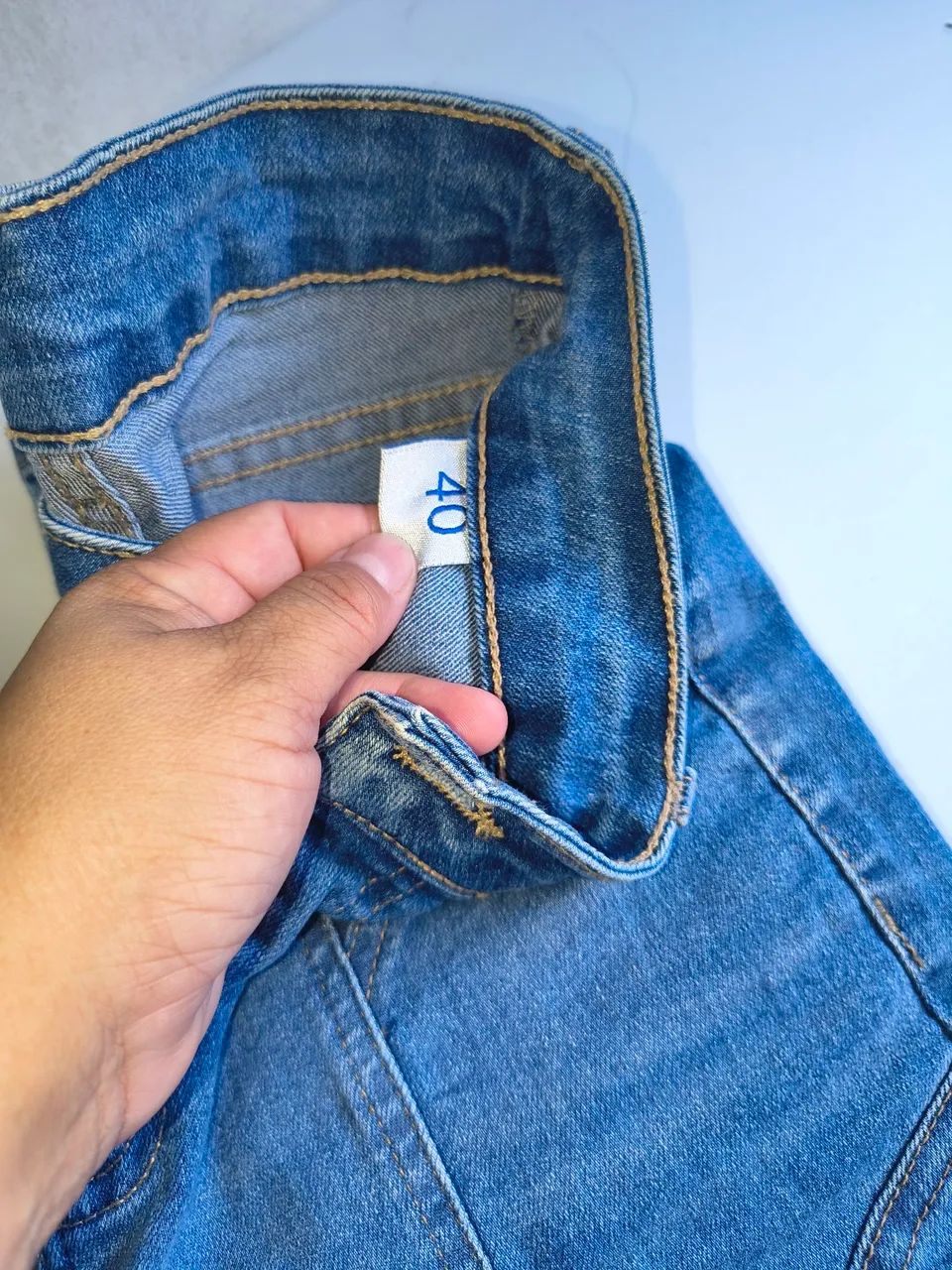 Calça jeans feminina 40 e 42 - Foto 4