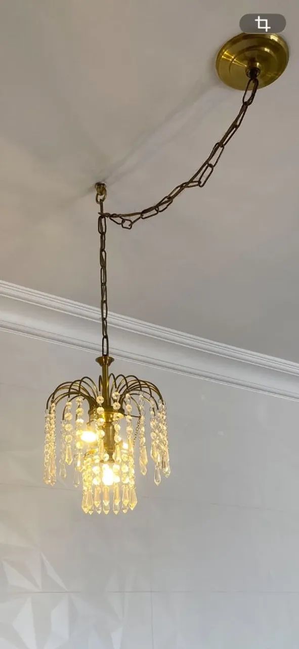LUSTRE PENDENTE DE CRISTAL